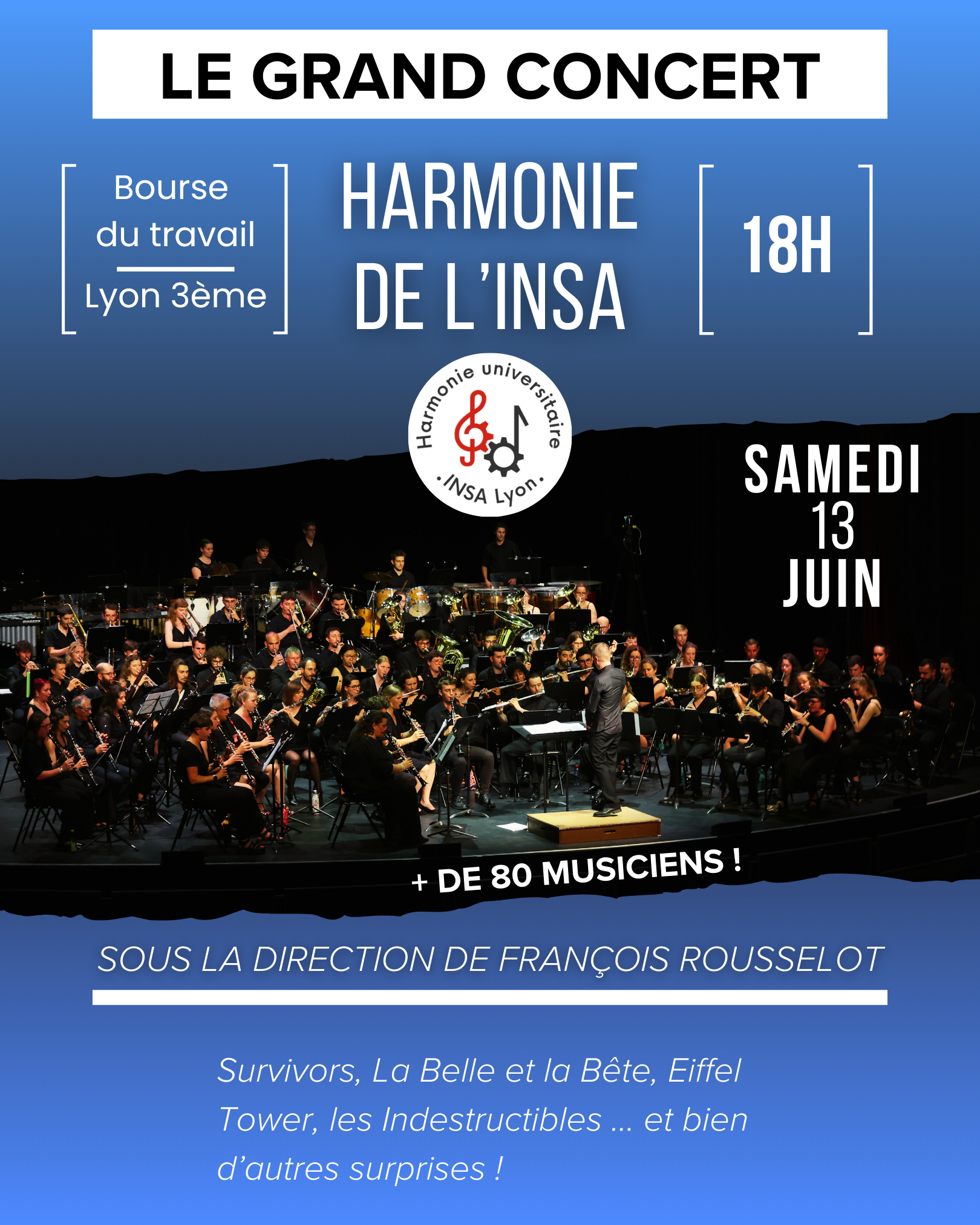 Affiche de concert BdT 2026